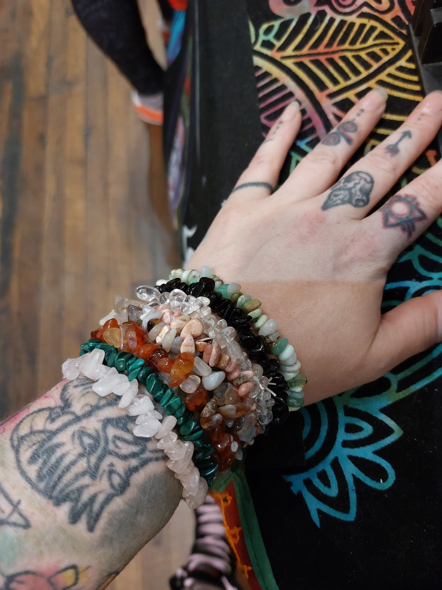 Chipstone Crystal Bracelets