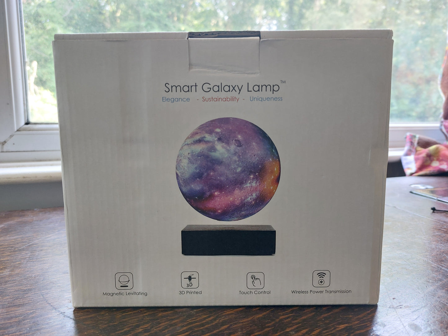 Gingko design magic floating Galaxy Lamp