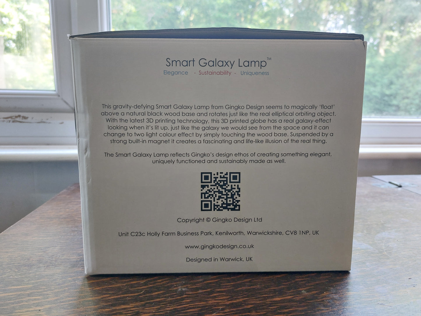 Gingko design magic floating Galaxy Lamp