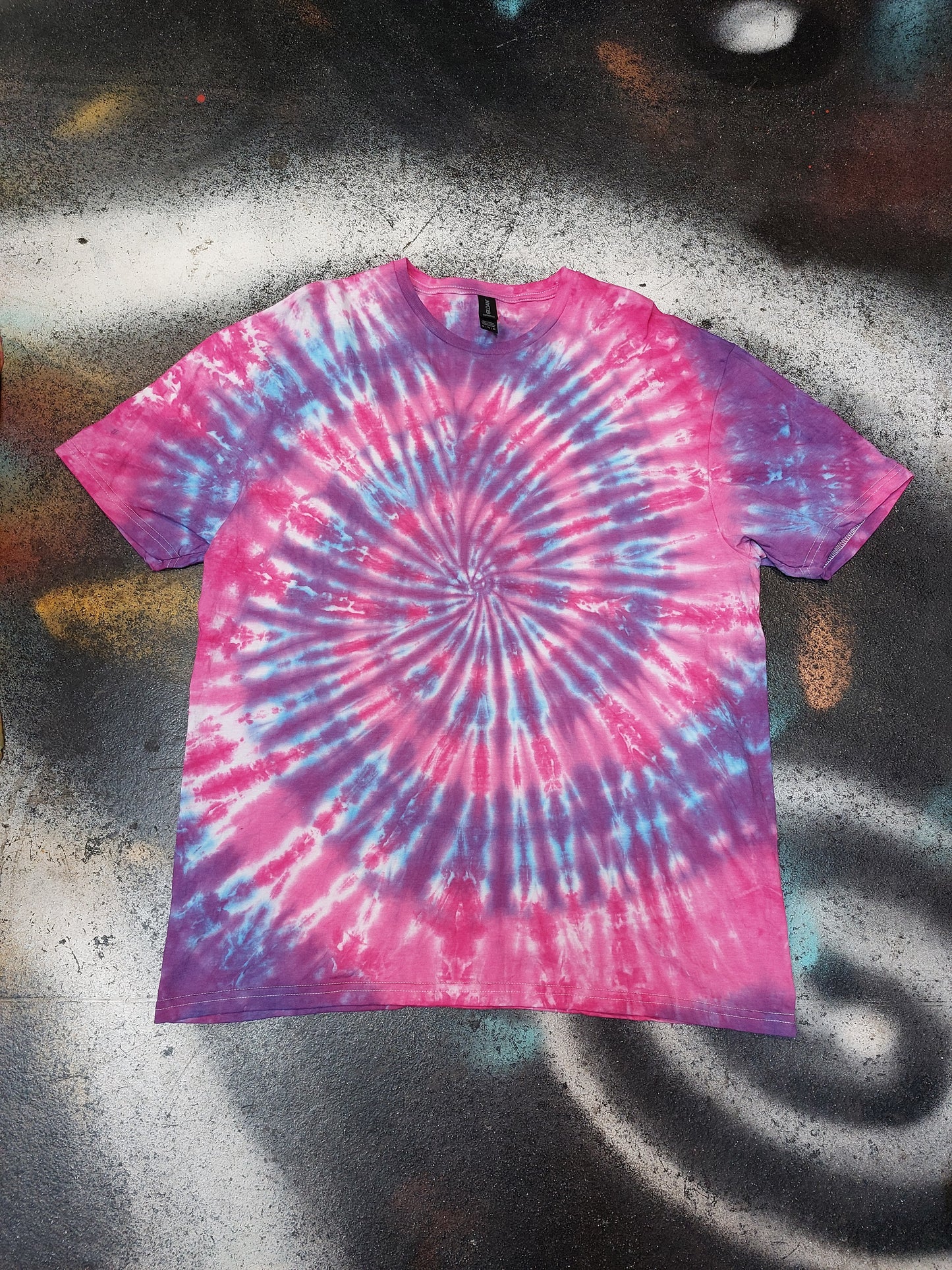Tie Dye purple pink spiral T shirt UNISEX S-5XL