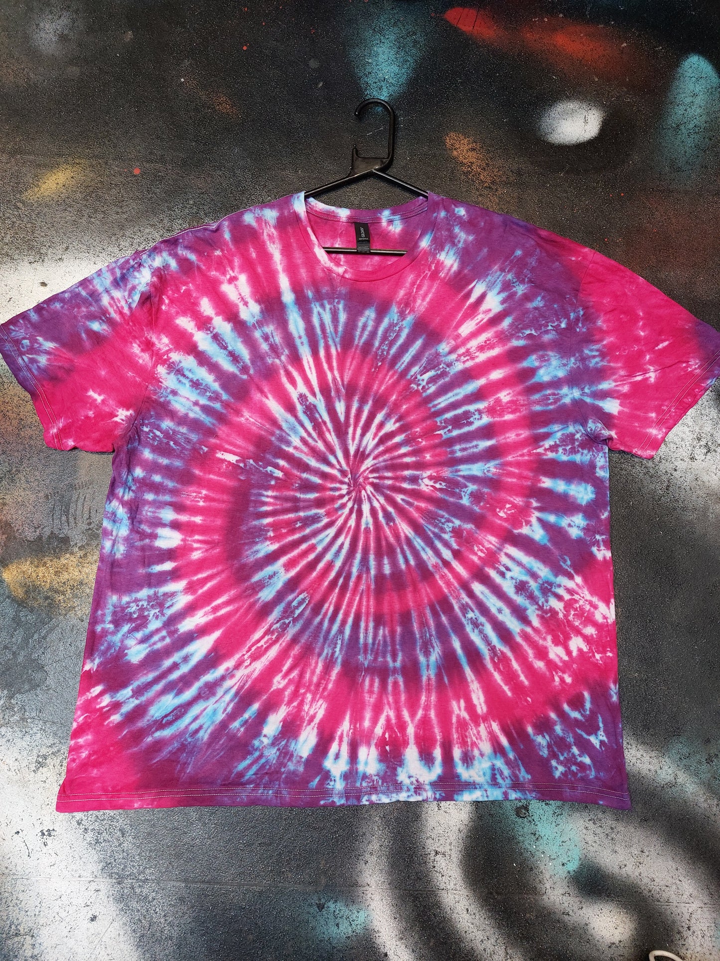 Tie Dye purple pink spiral T shirt UNISEX S-5XL