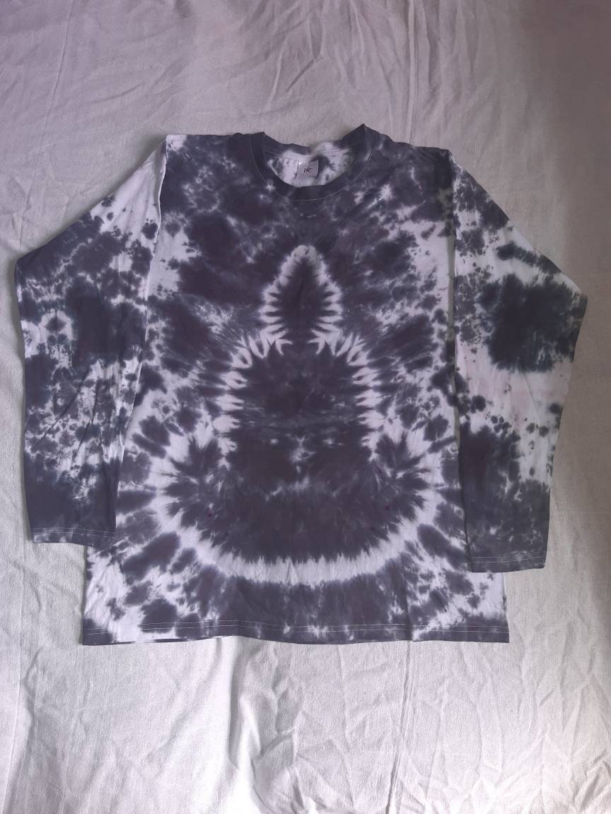 Tie Dye Buddha chakra long sleeve T shirt UNISEX S-4XL