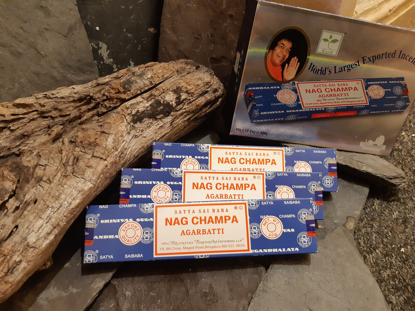 Nag Champa Original Satya 100% genuine sai baba Incense Sticks 40g