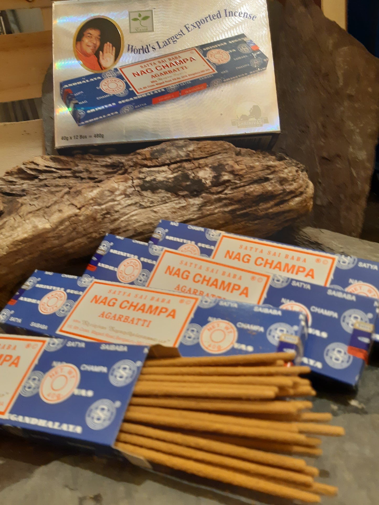 Nag Champa Original Satya 100% genuine sai baba Incense Sticks 40g