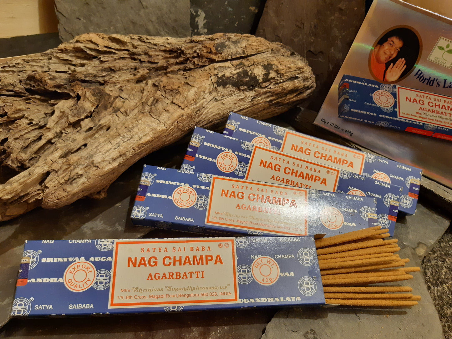 Nag Champa Original Satya 100% genuine sai baba Incense Sticks 40g