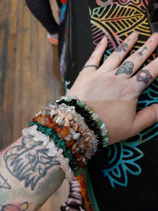 Chipstone Crystal Bracelets