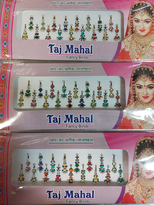 Huge bindi pack mixed colour style self stick festival party rave India Bridal