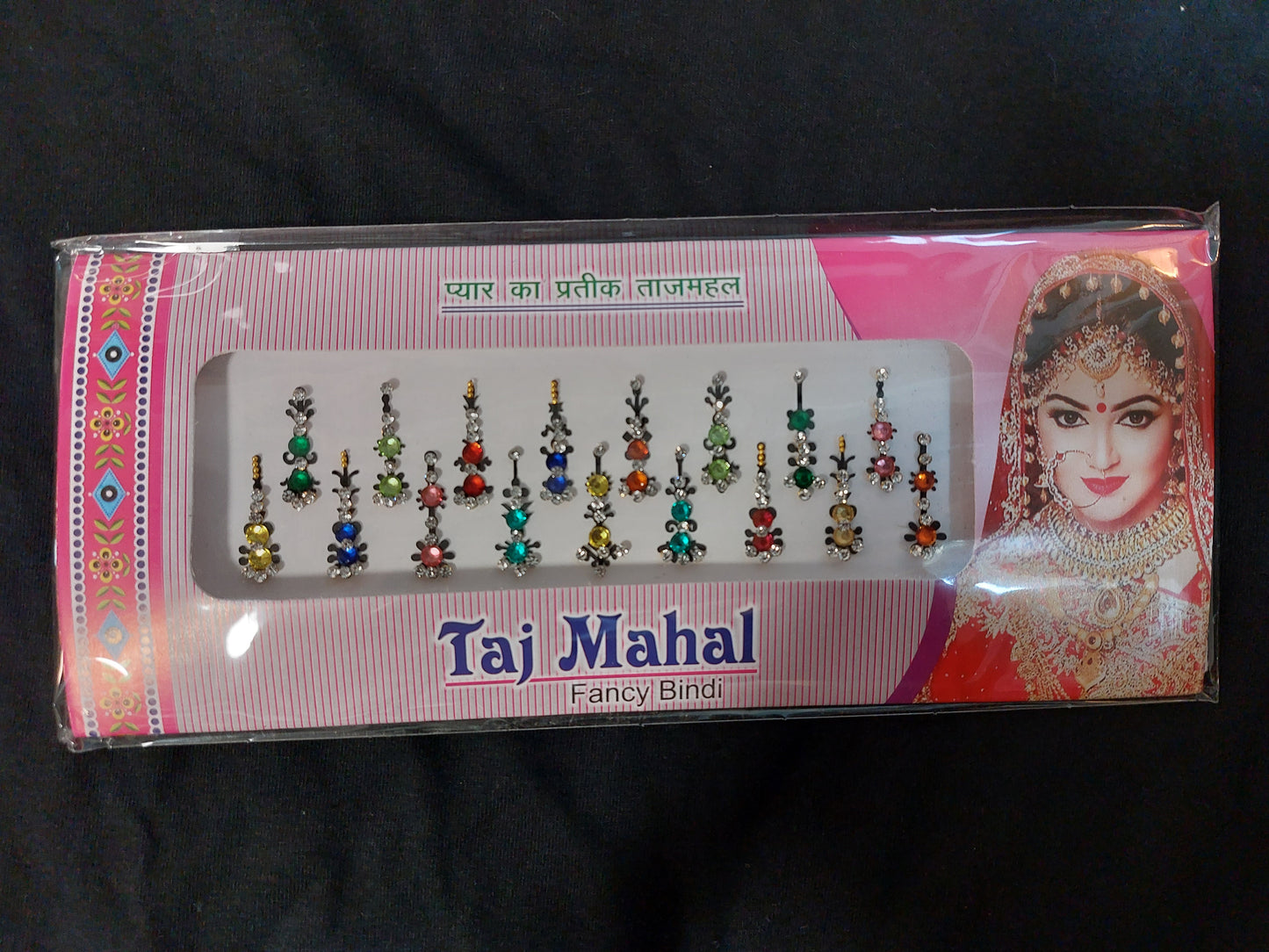 Huge bindi pack mixed colour style self stick festival party rave India Bridal