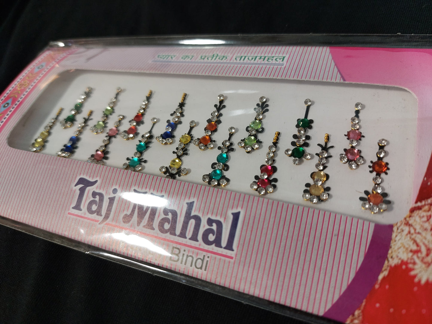 Huge bindi pack mixed colour style self stick festival party rave India Bridal