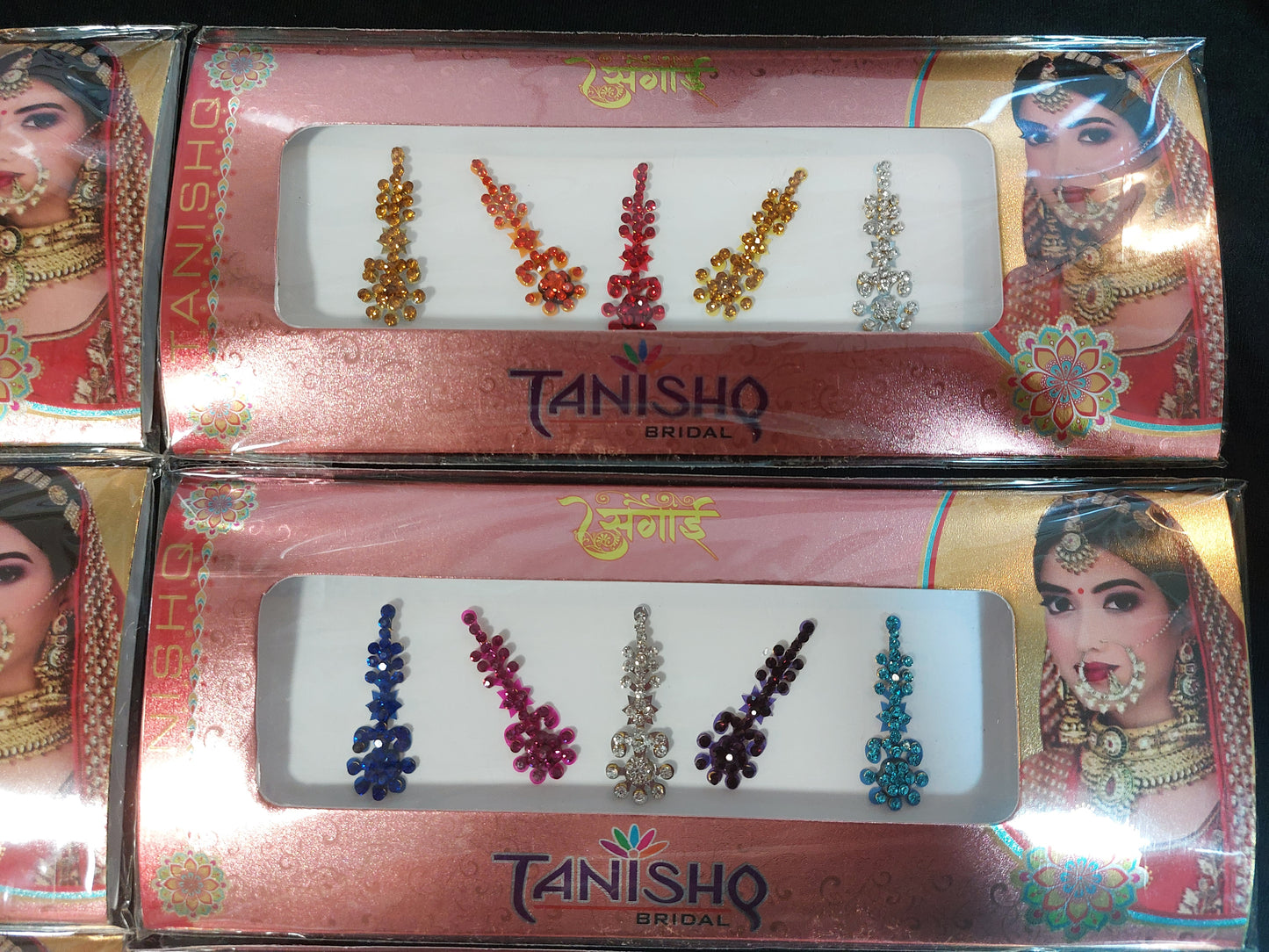 Huge bindi pack mixed colour style self stick festival party rave India Bridal