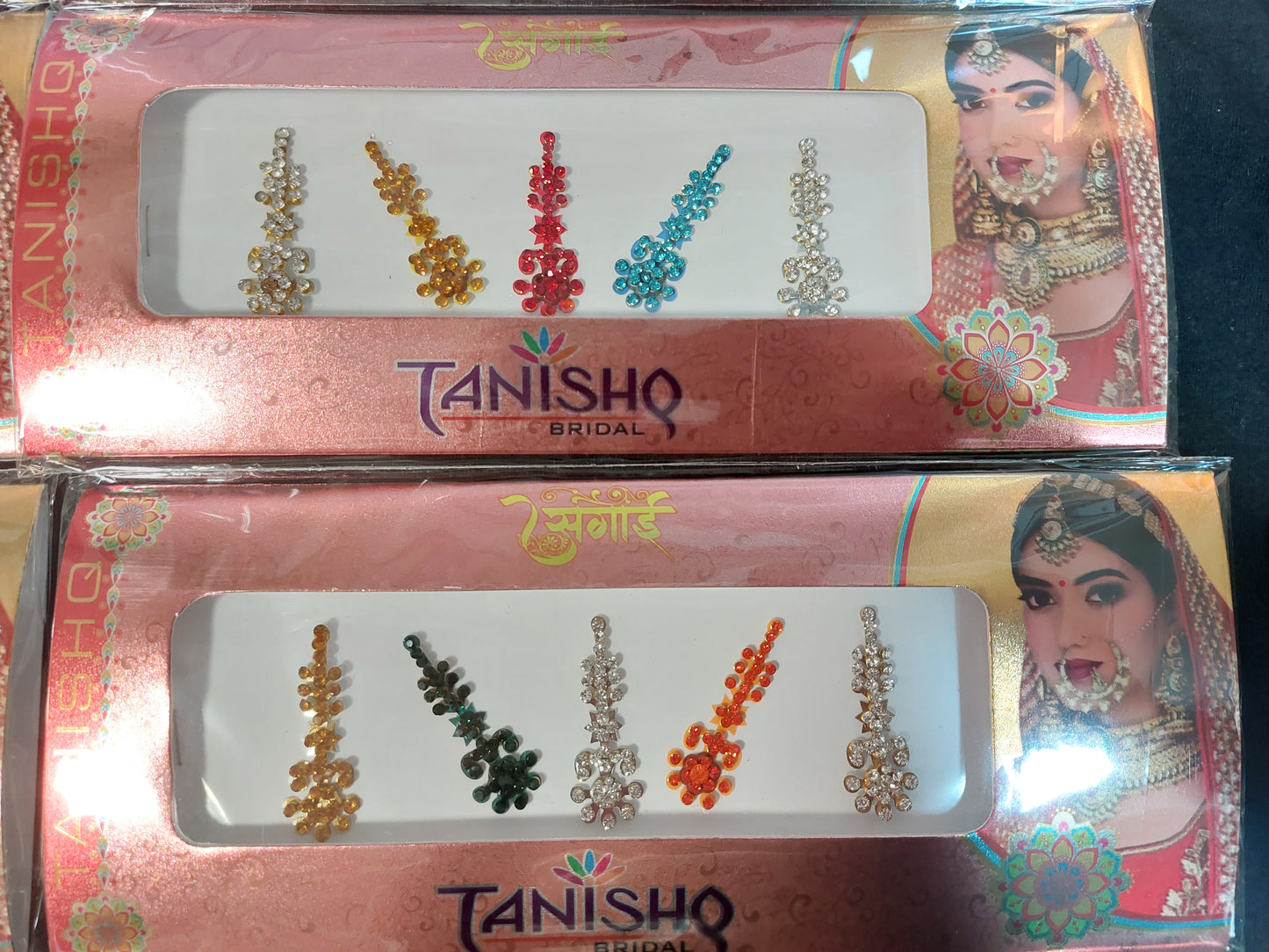 Huge bindi pack mixed colour style self stick festival party rave India Bridal