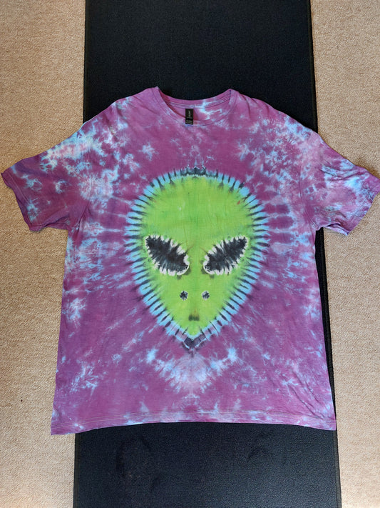Alien Tie Dye Purple T shirt UNISEX S-5XL