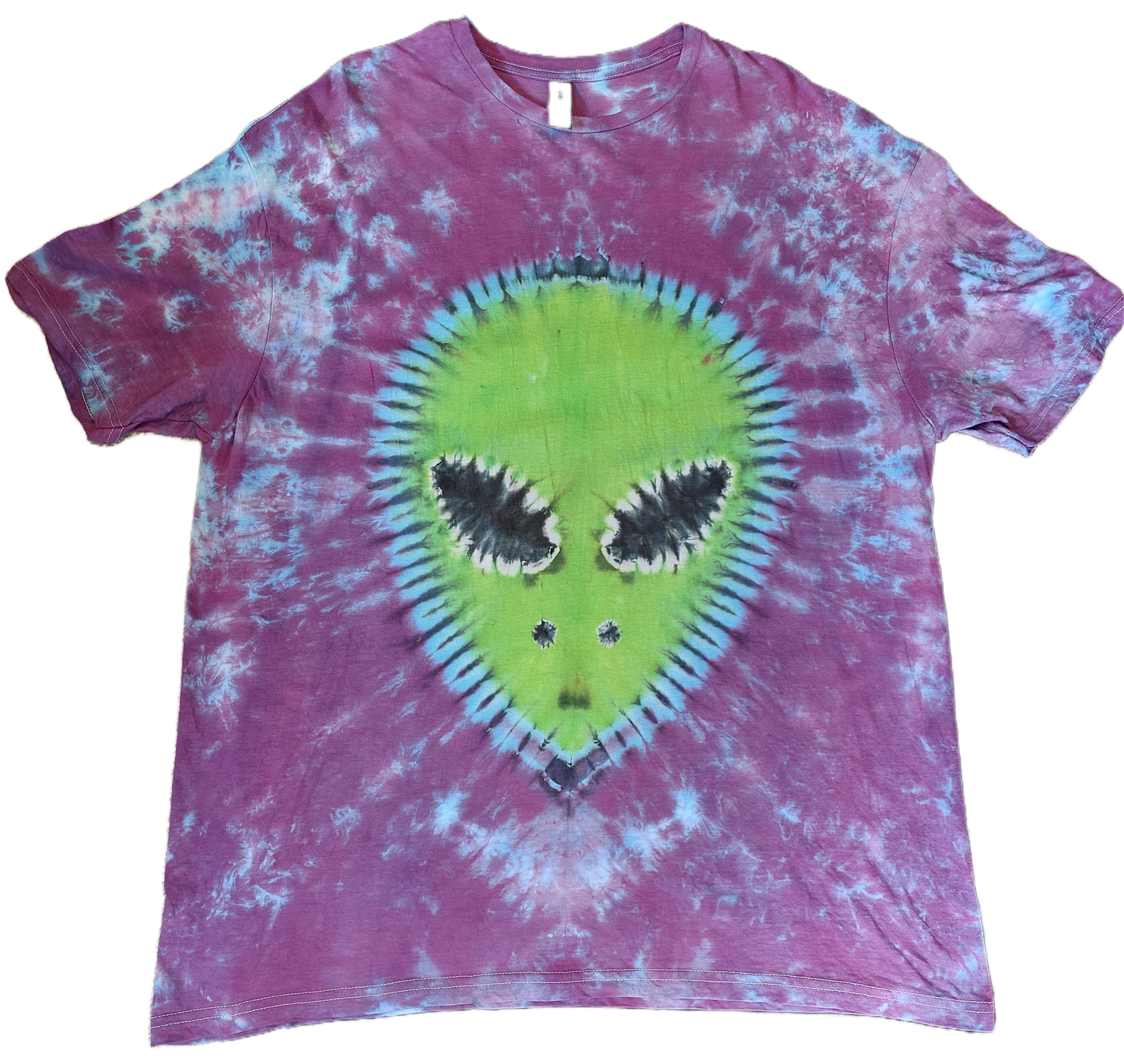 Alien Tie Dye Purple T shirt UNISEX S-5XL