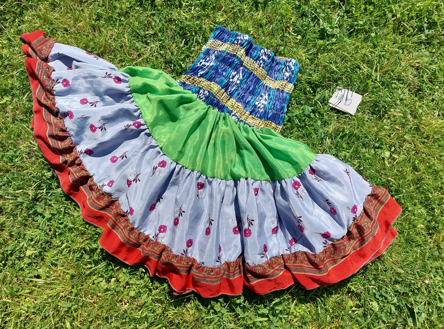 Mini silk blend rara skirt