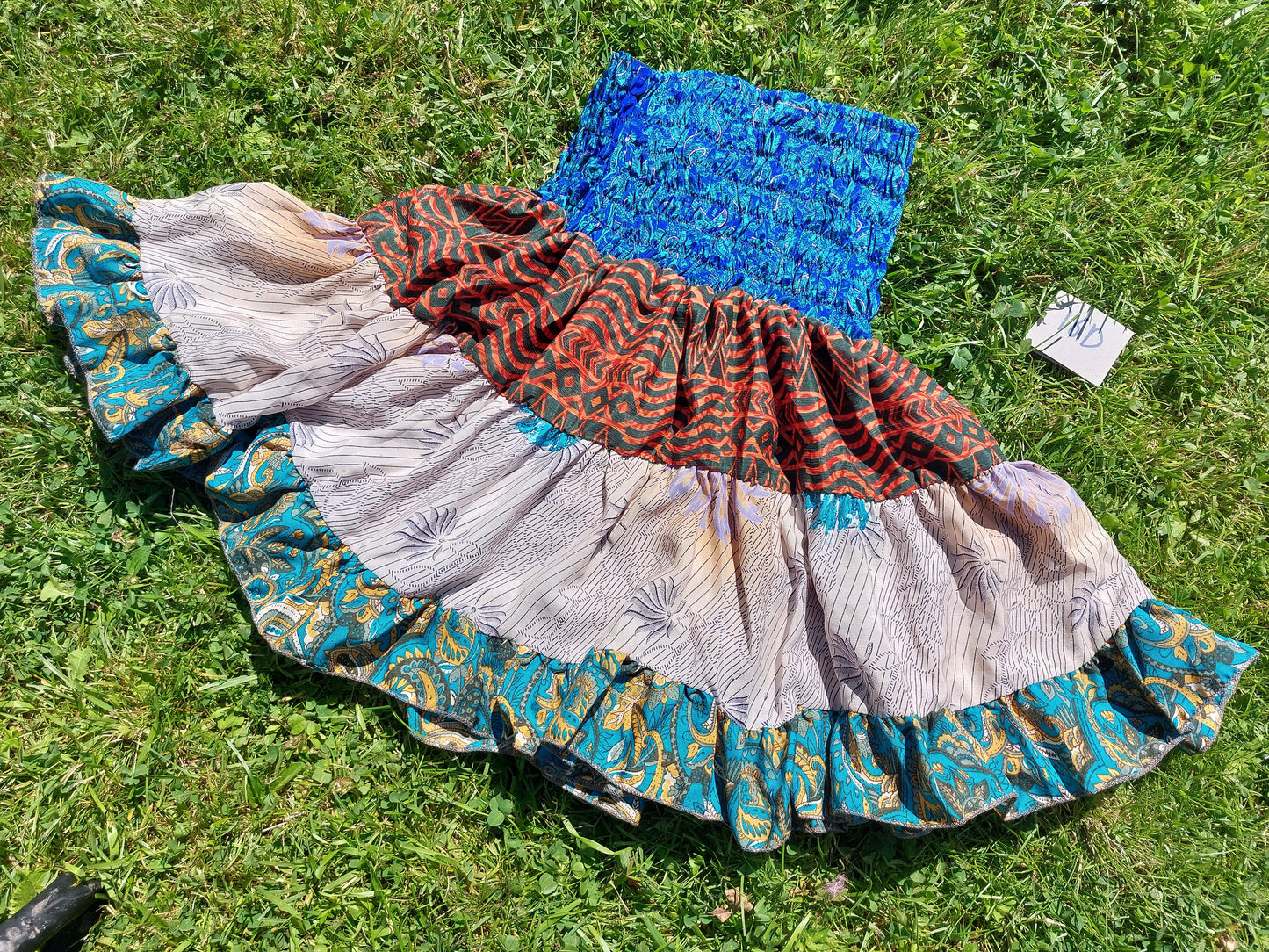 Mini silk blend rara skirt