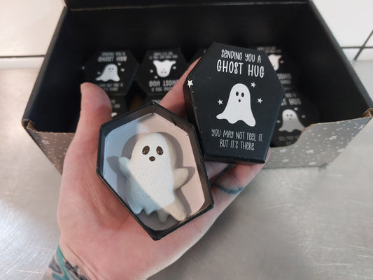Ghost Hug in coffin cute gothic gift