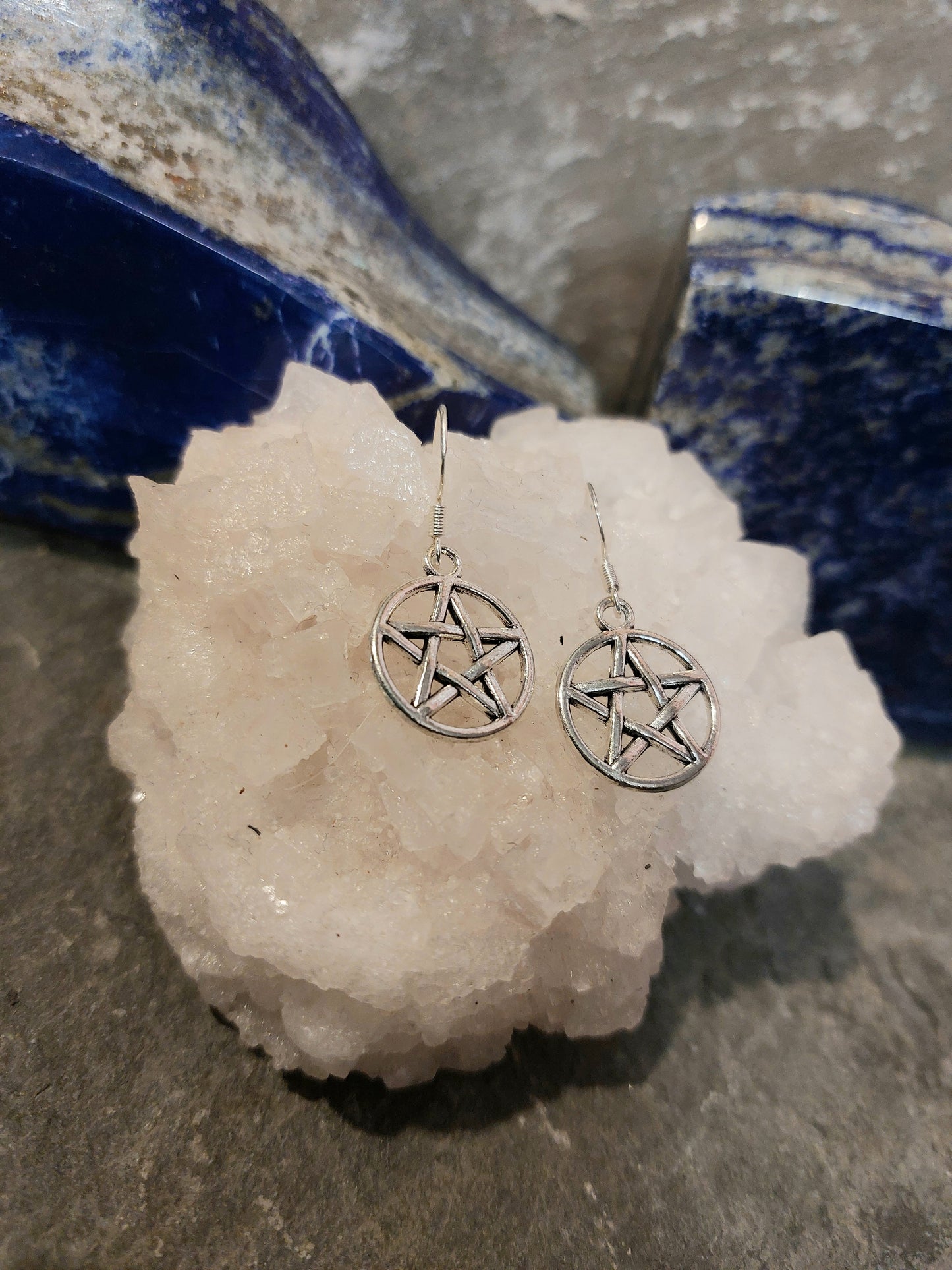 Pentagram Wiccan Pagan Witch Charm earrings