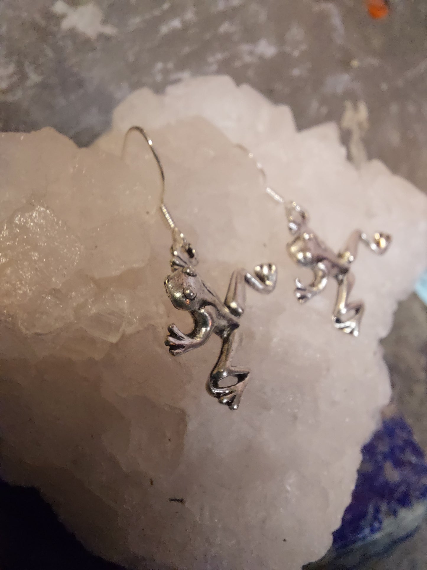 Frog Charm earrings