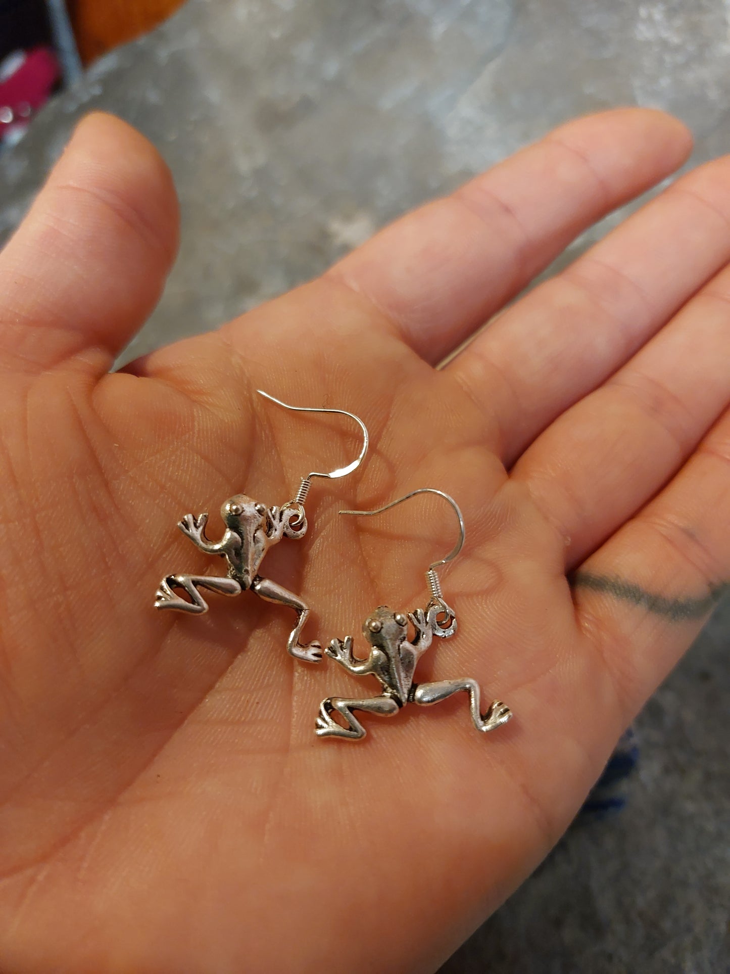 Frog Charm earrings