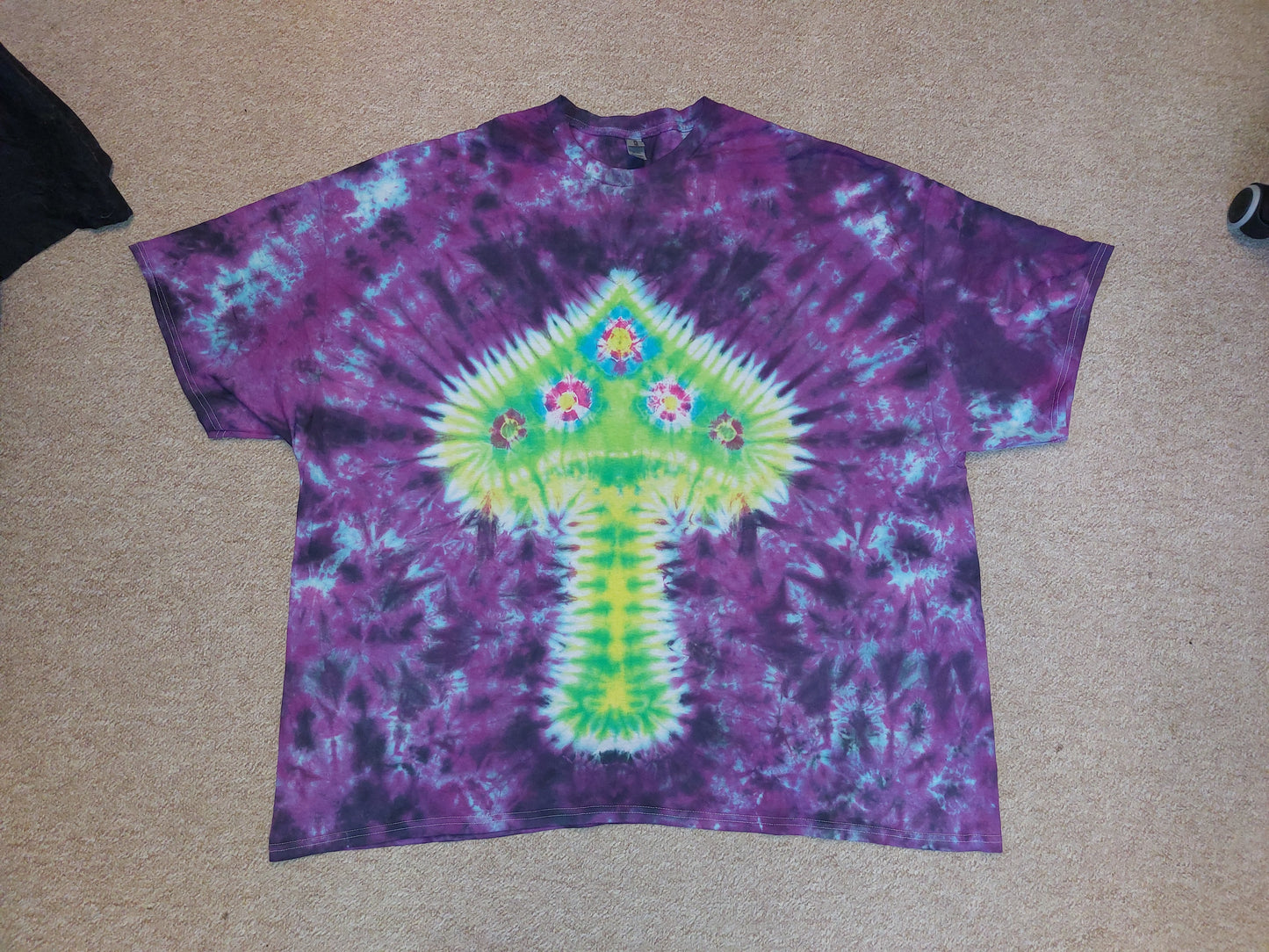 Tie Dye unique magic mushroom special purple T shirt UNISEX S-5XL
