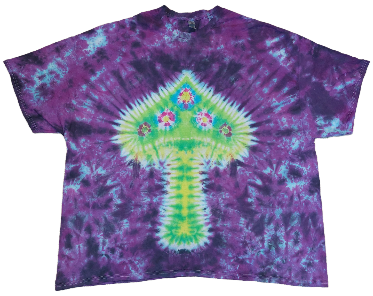 Tie Dye unique magic mushroom special purple T shirt UNISEX S-5XL
