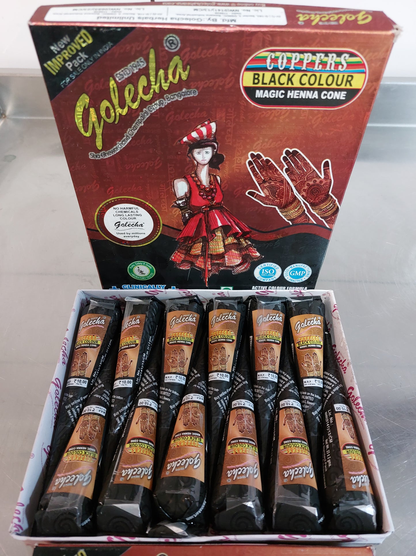 Black Henna Cone 100% Natural