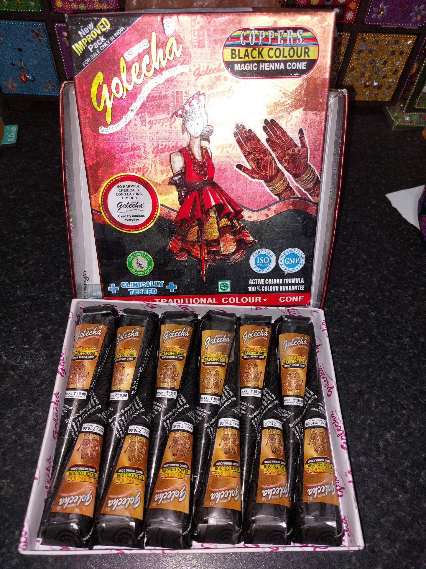 Black Henna Cone 100% Natural