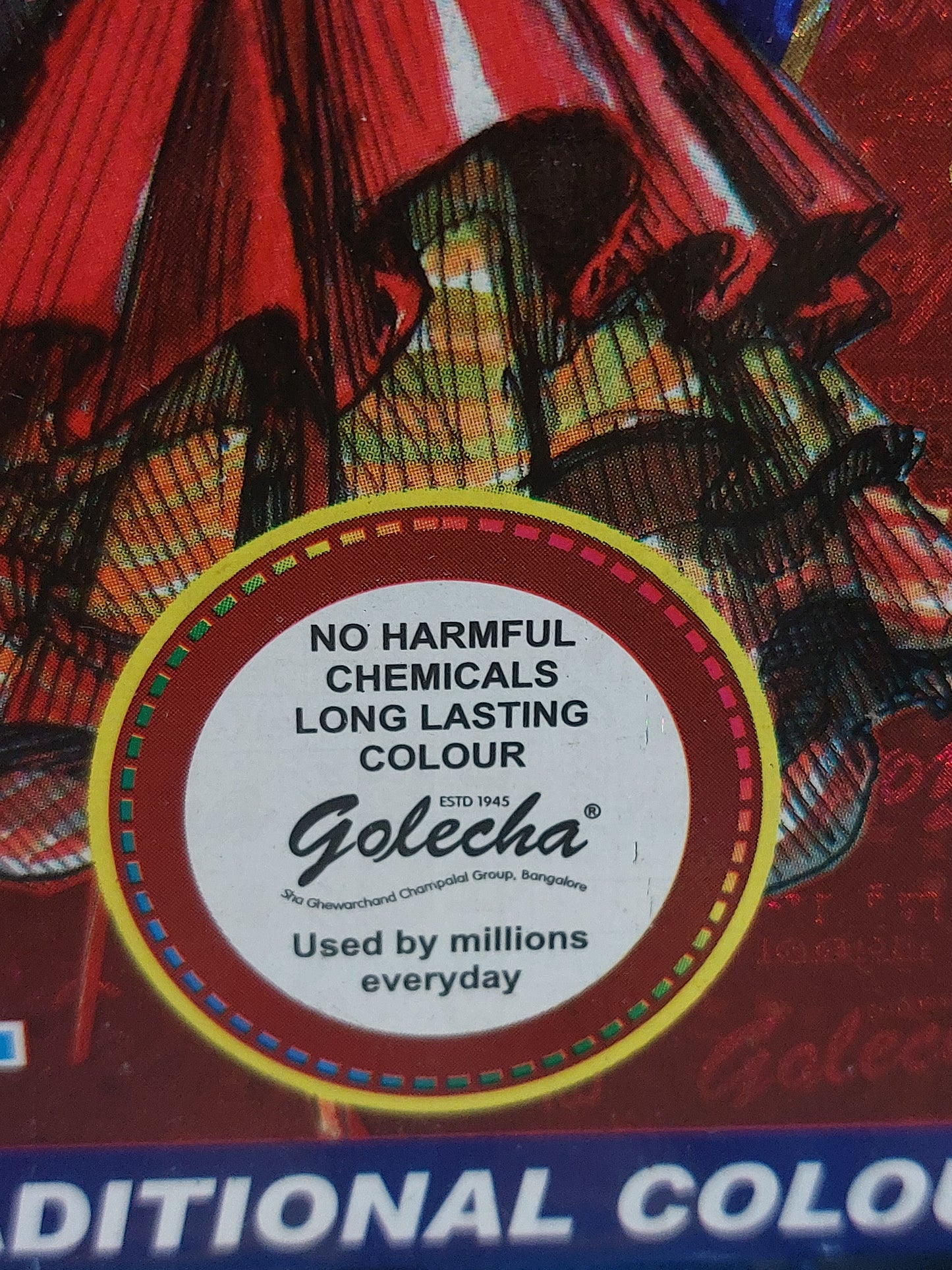 Henna Cone MIXED COLOURS 100% Natural