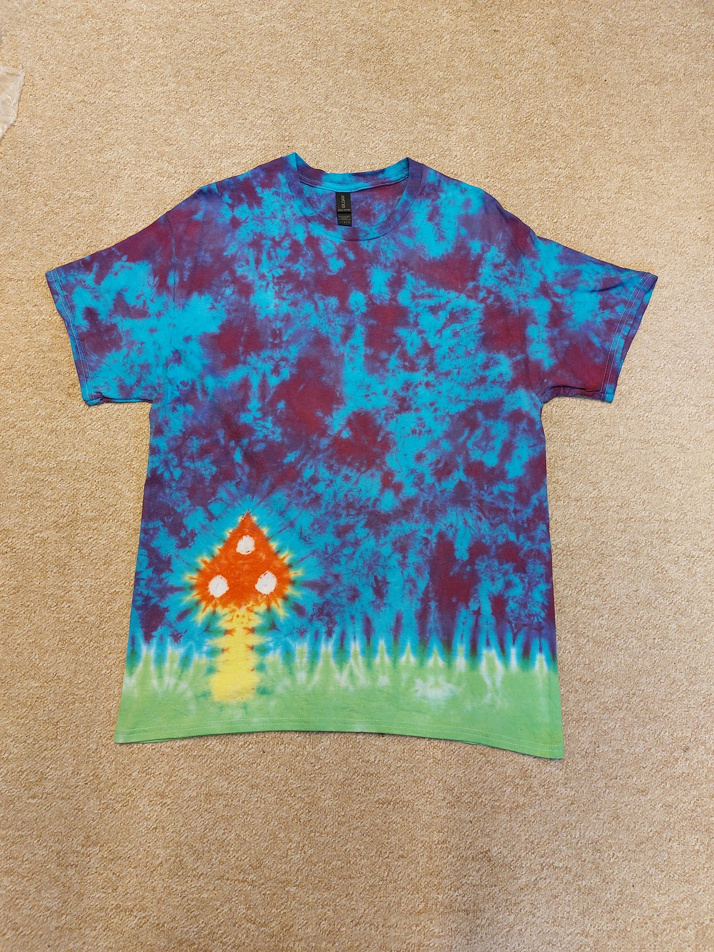 Tie Dye unique magic mushroom T shirt UNISEX S-5XL