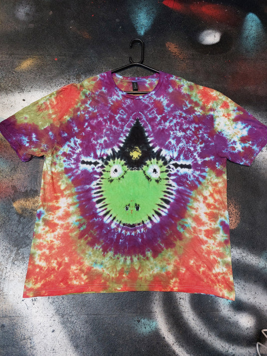 Tie Dye Witch Frog goth Halloween Horror T shirt unisex S-5XL custom made