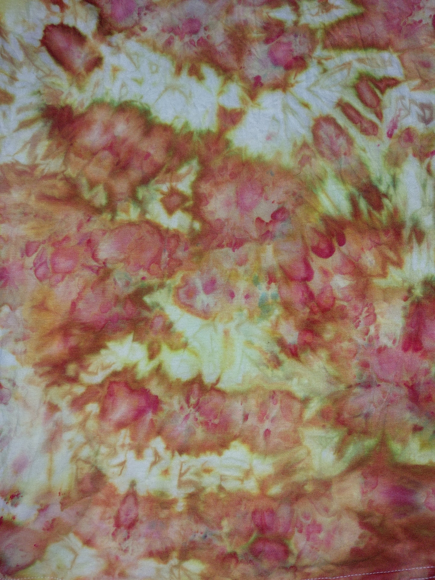 Ice dyed tie dye Phoenix Flame Orange fire colour T shirt sizes S to 5XL