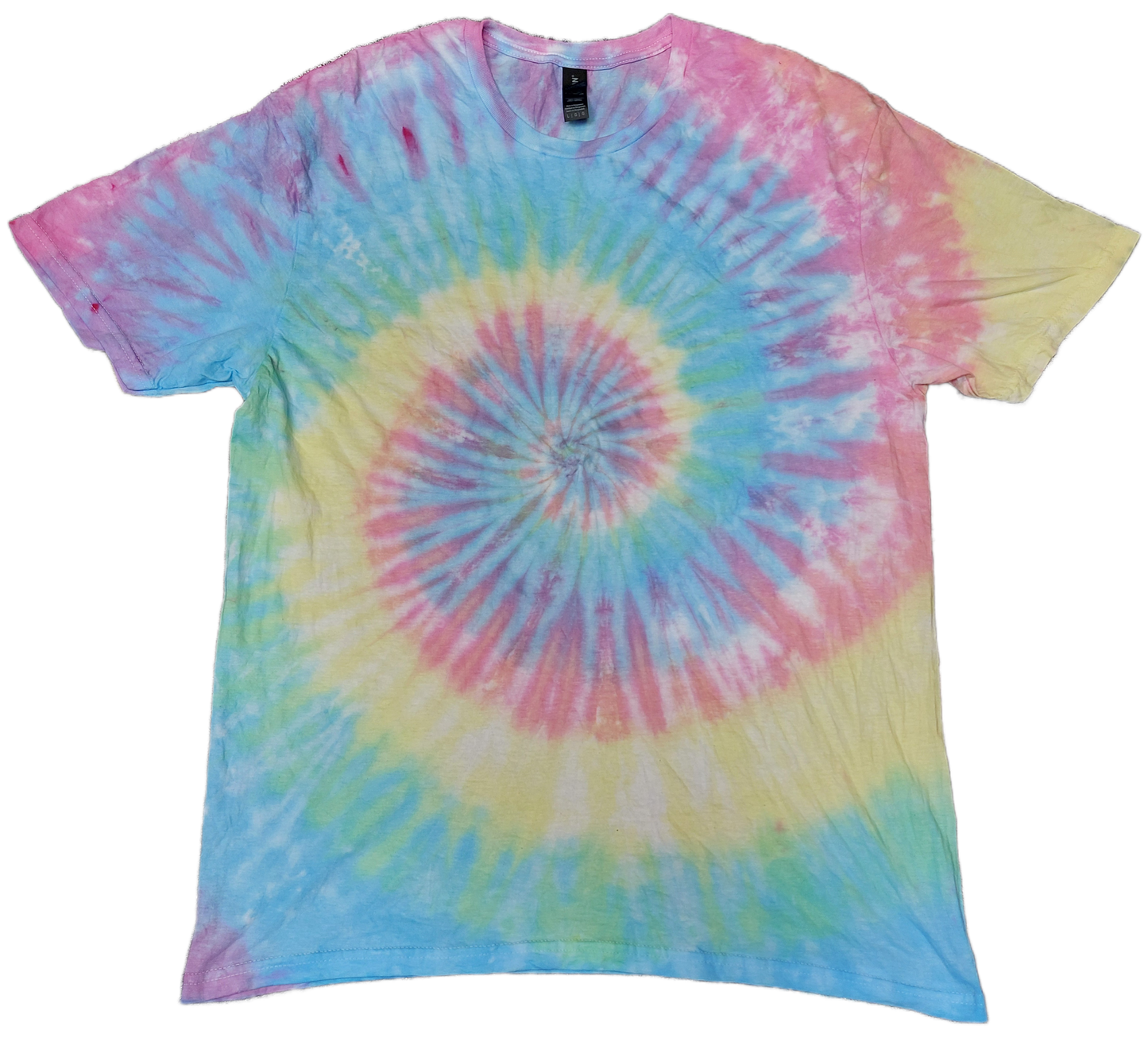Tie Dye Pastel rainbow spiral T shirt UNISEX S-5XL