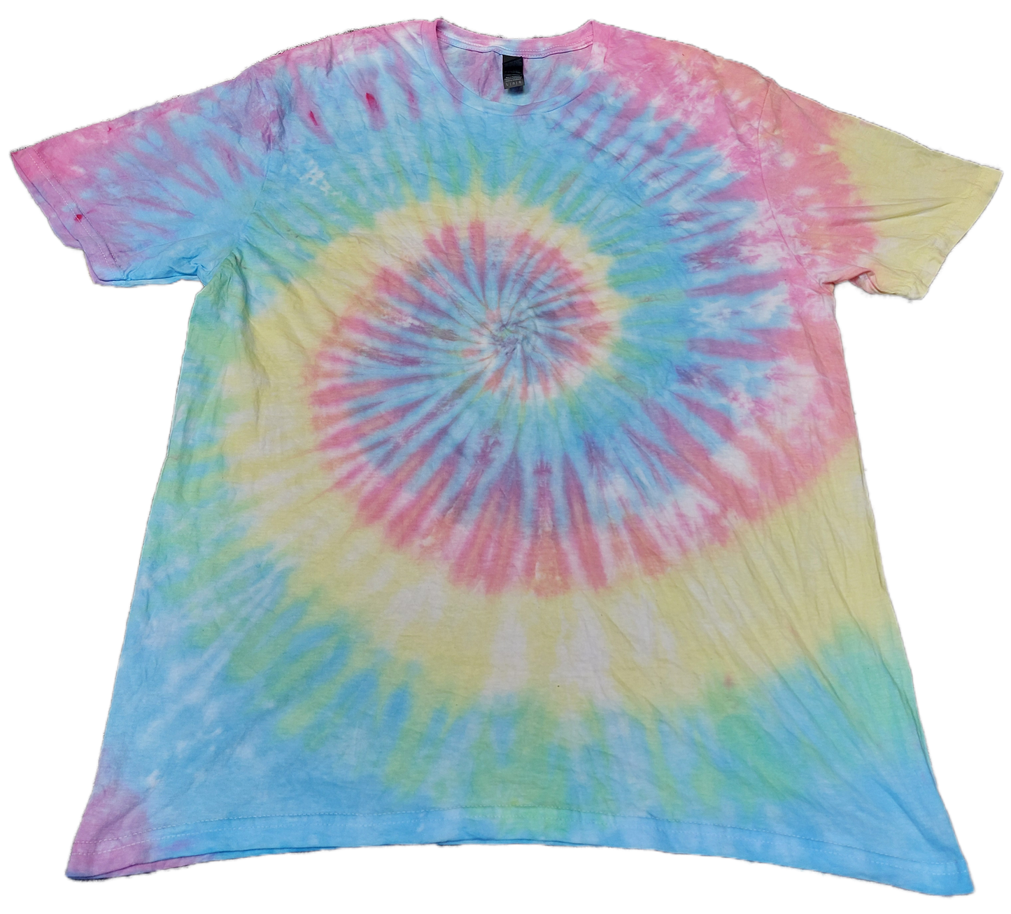 Tie Dye Pastel rainbow spiral T shirt UNISEX S-5XL