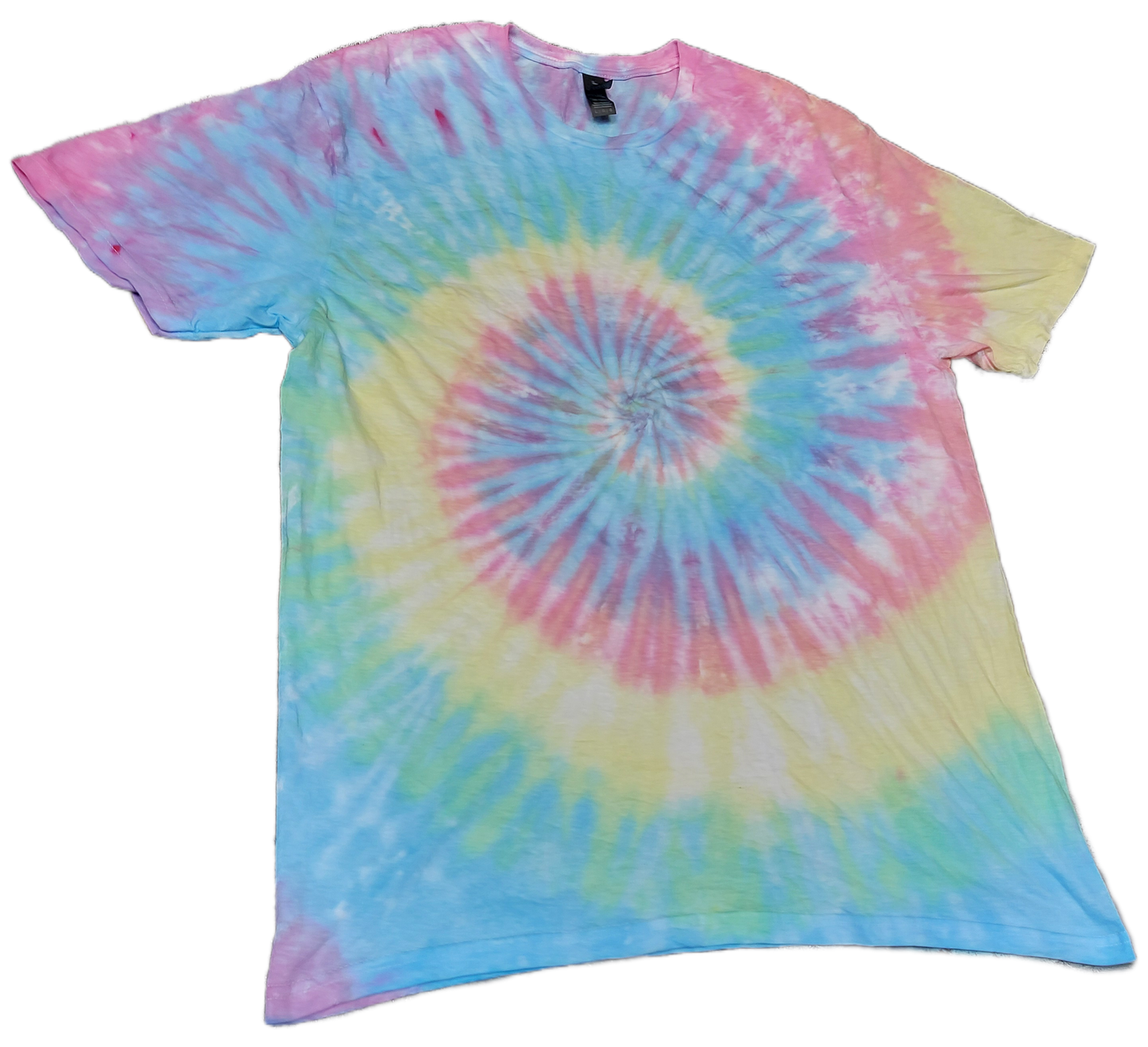 Tie Dye Pastel rainbow spiral T shirt UNISEX S-5XL