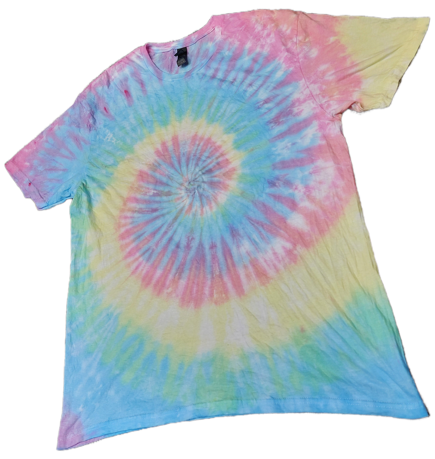 Tie Dye Pastel rainbow spiral T shirt UNISEX S-5XL