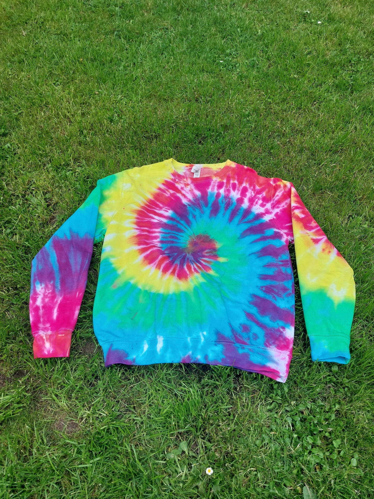 Tie Dye rainbow spiral sweatshirt hoodie UNISEX XS-5XL