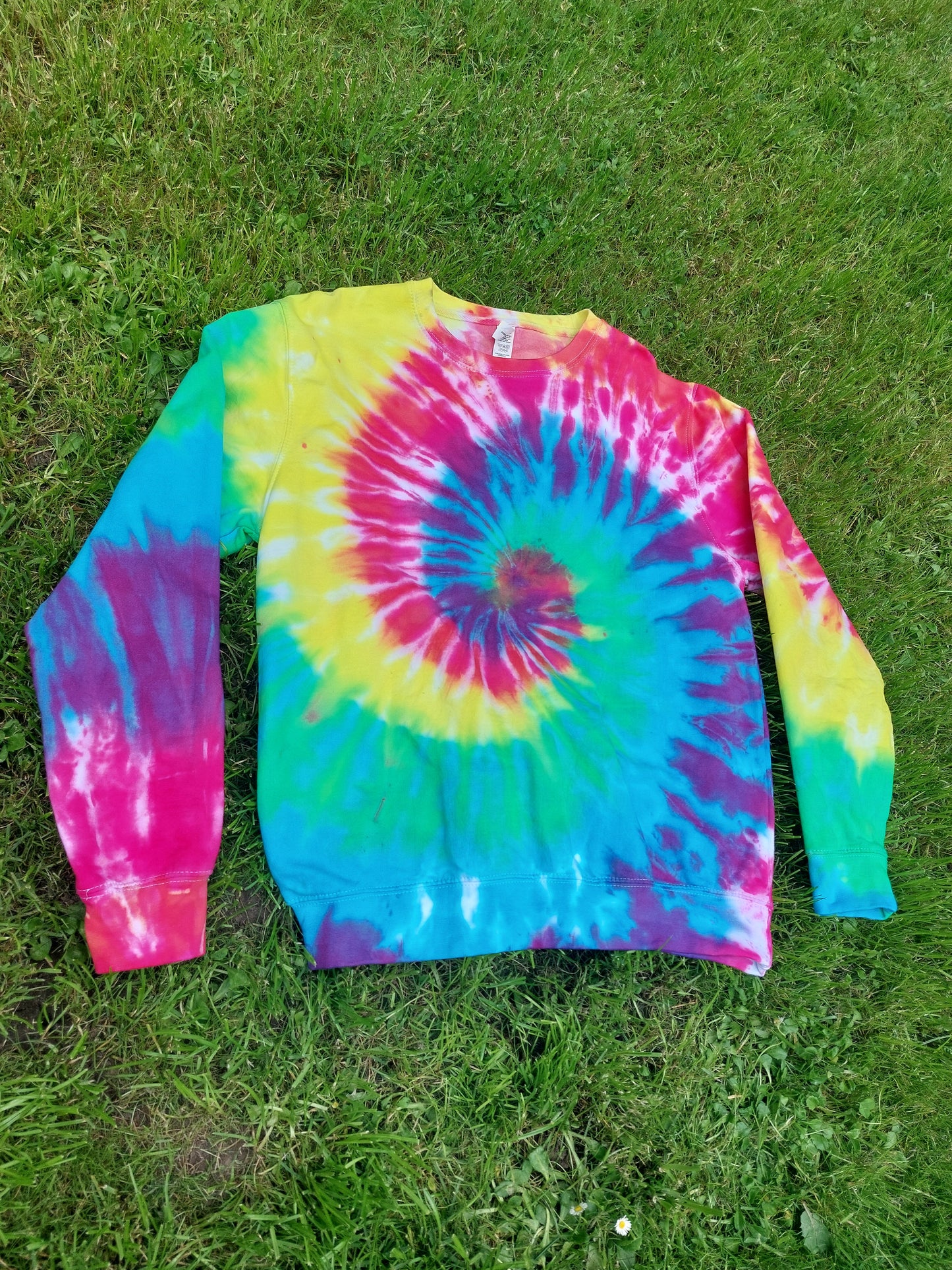 Tie Dye rainbow spiral sweatshirt hoodie UNISEX XS-5XL