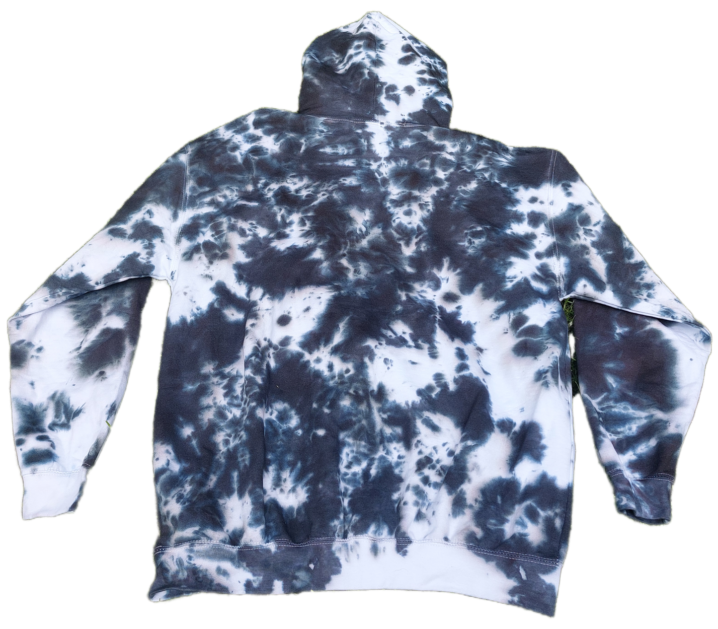 Tie Dye black & white monochrome hoodie UNISEX XS-5XL
