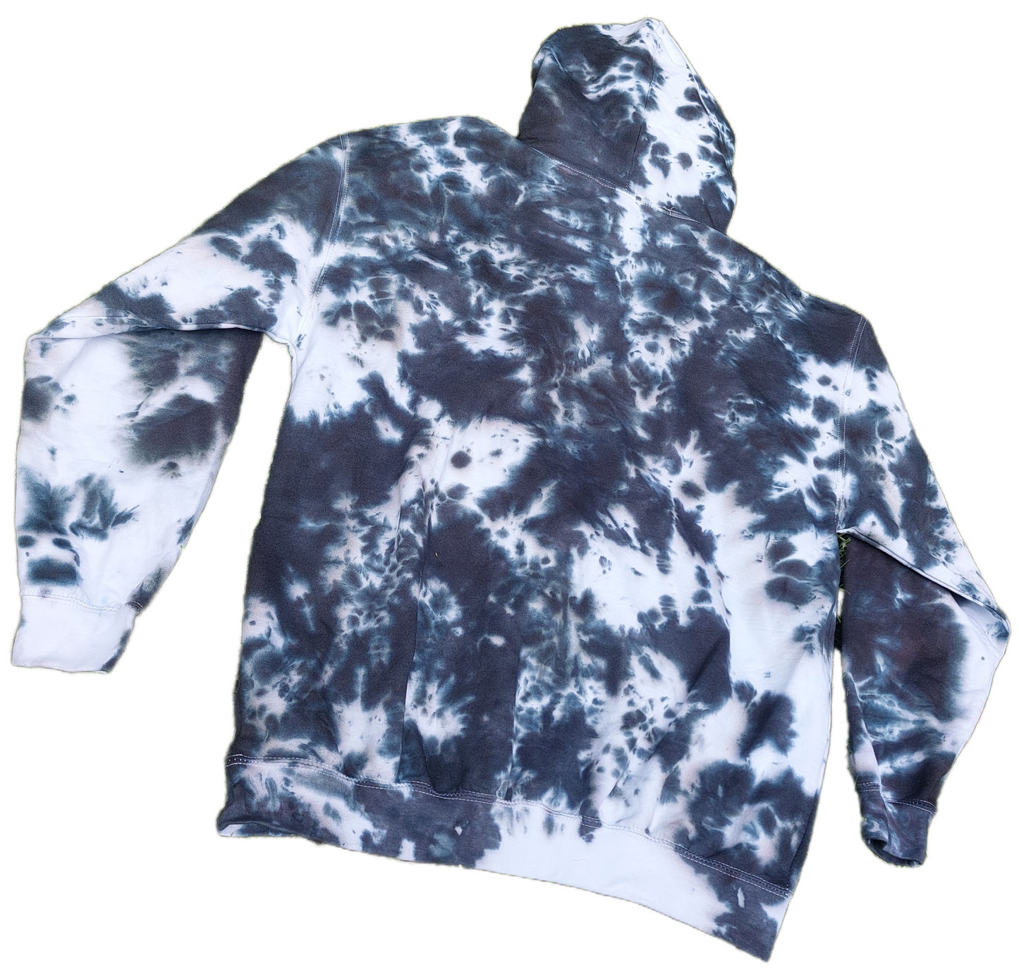 Tie Dye black & white monochrome hoodie UNISEX XS-5XL