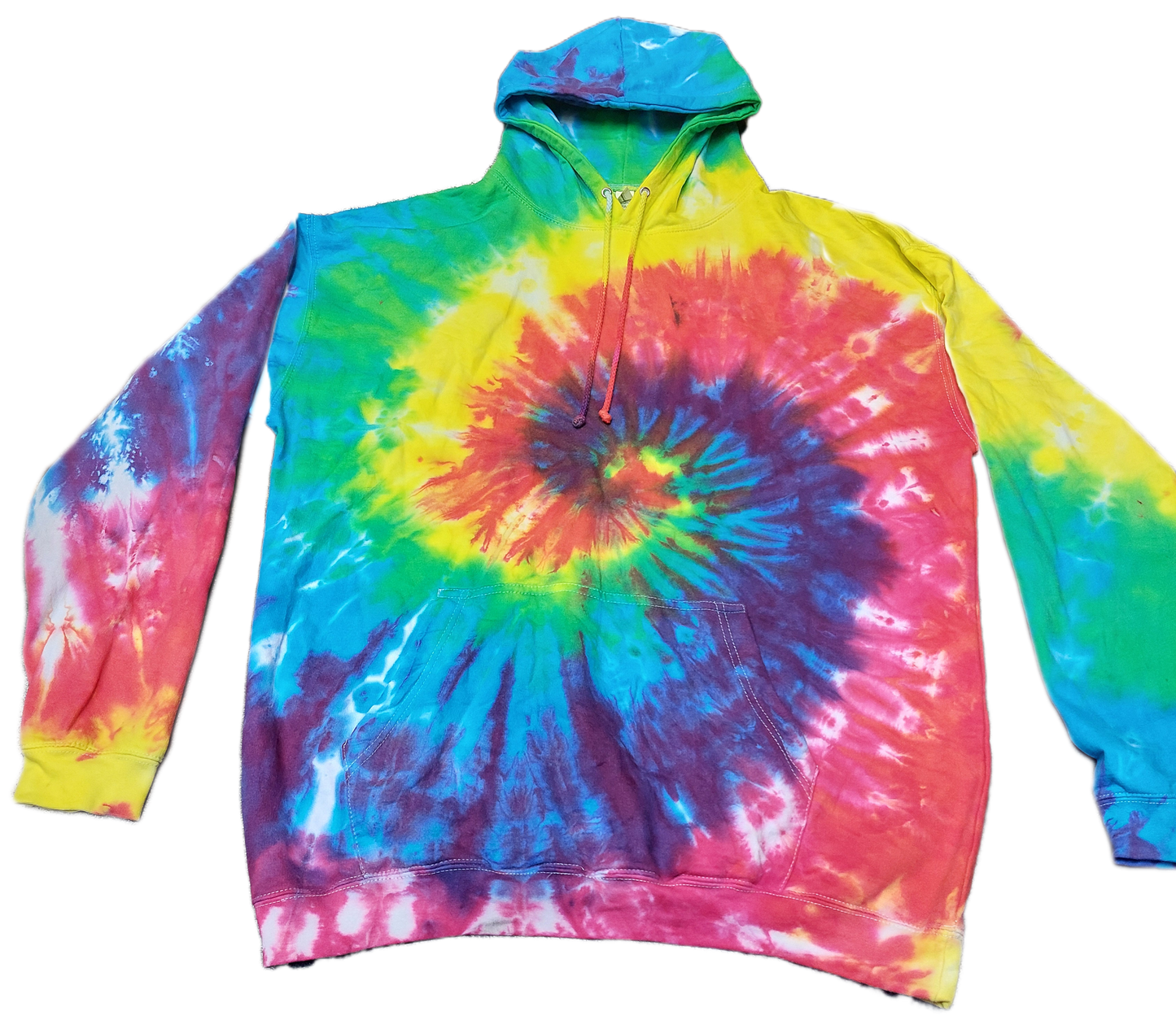 Tie Dye rainbow spiral hoodie UNISEX XS-5XL