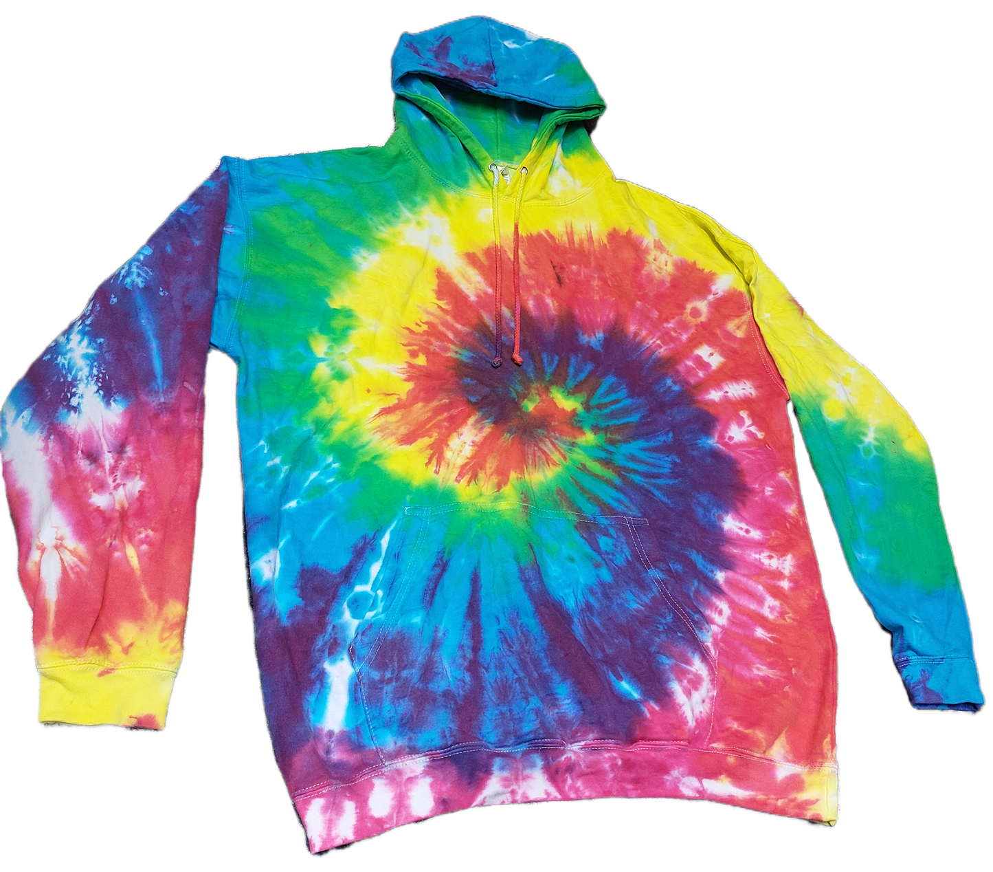 Tie Dye rainbow spiral hoodie UNISEX XS-5XL