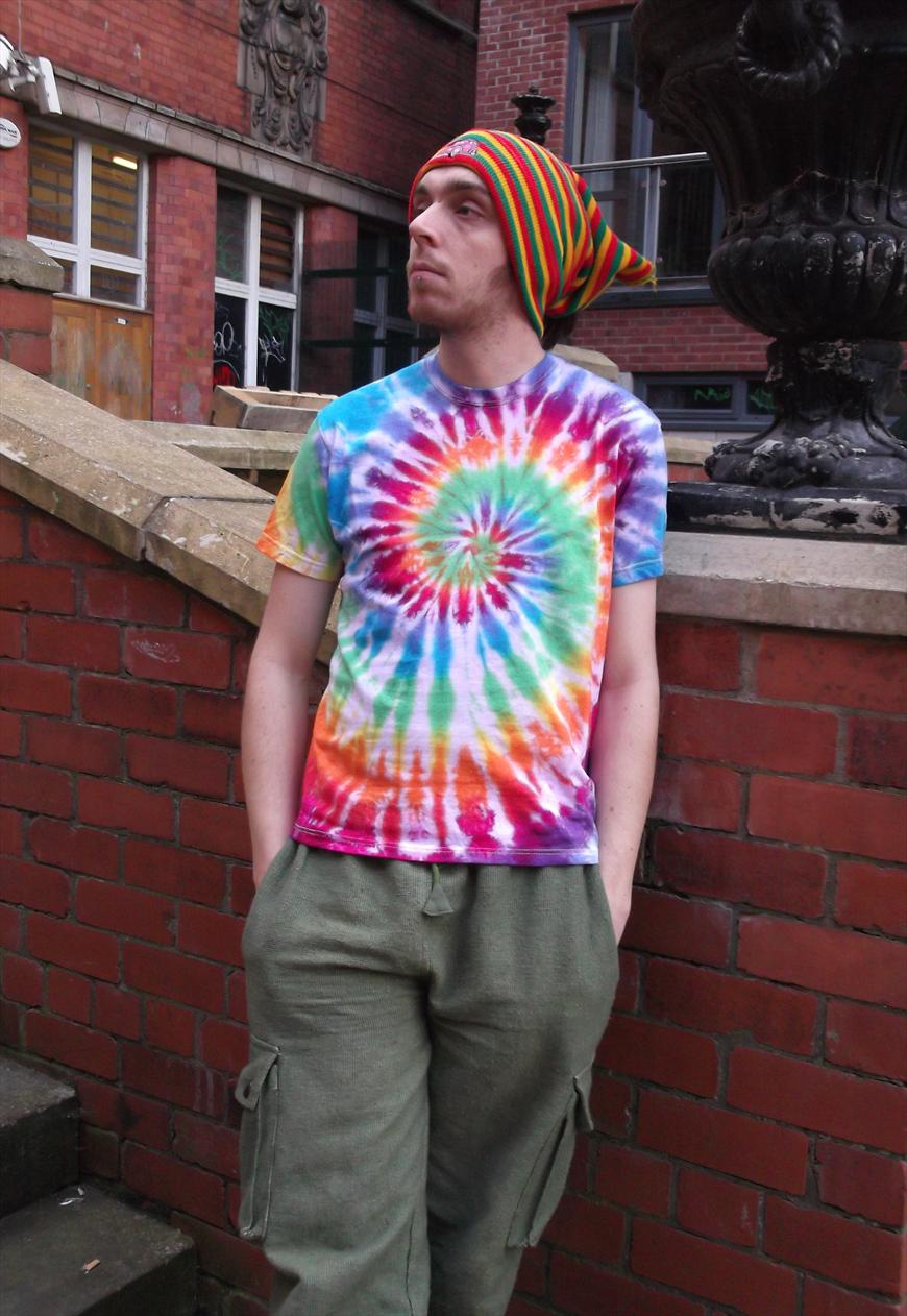 Tie Dye rainbow spiral T shirt UNISEX S-5XL