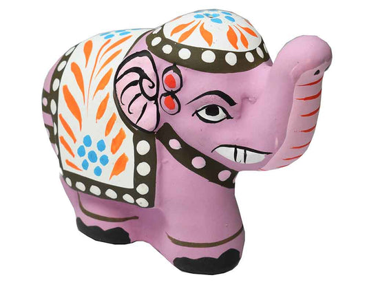 Terracotta Lavender Elephant Incense holder