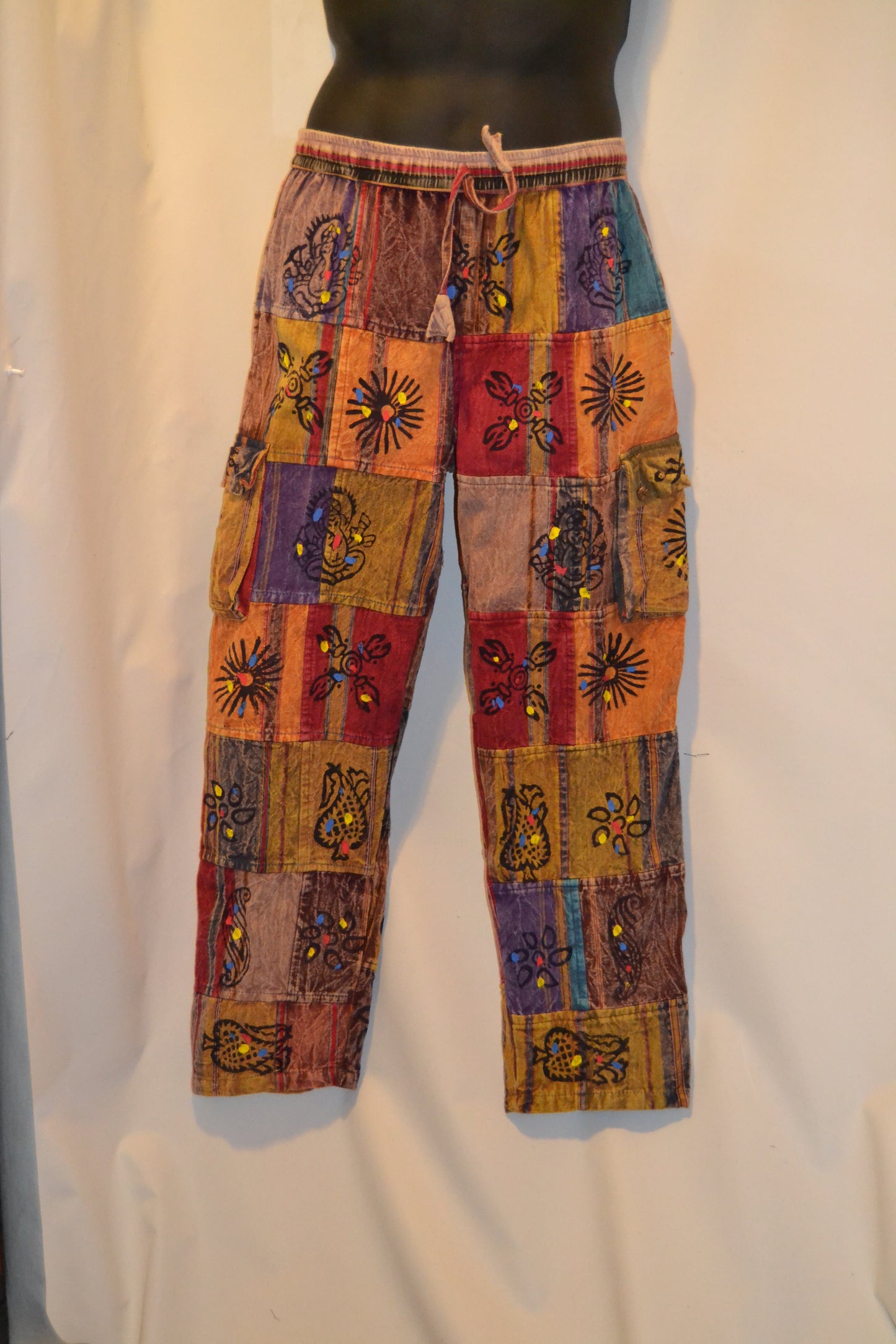 Patchwork festival trousers