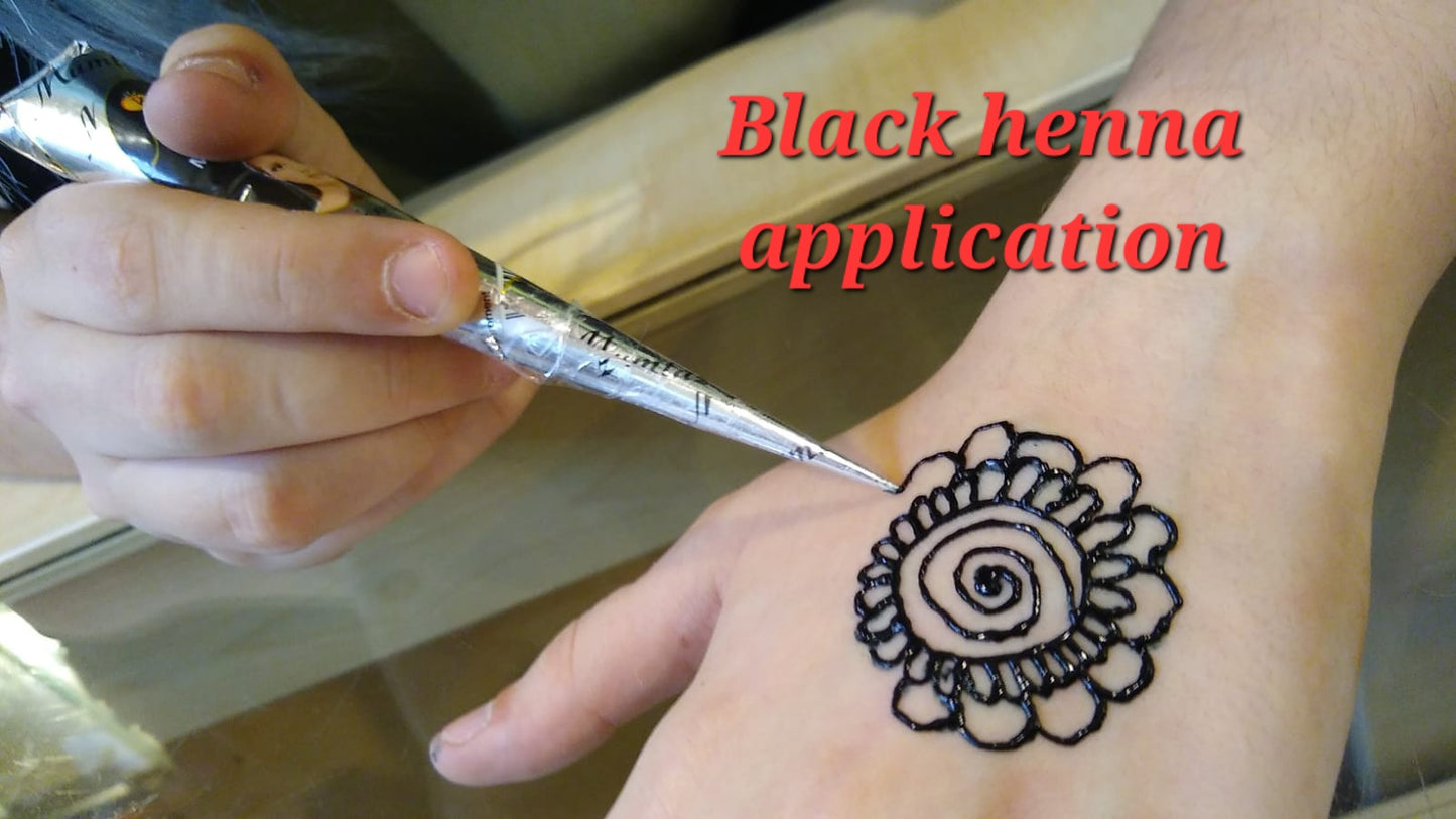 Black Henna Cone 100% Natural