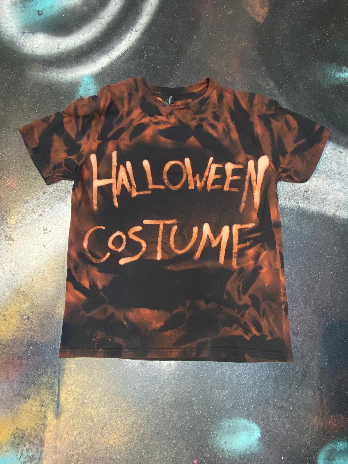 Halloween Costume Funny Gimmick last minute party Dye  Halloween horror goth tie dye T shirt unisex all sizes S-5XL