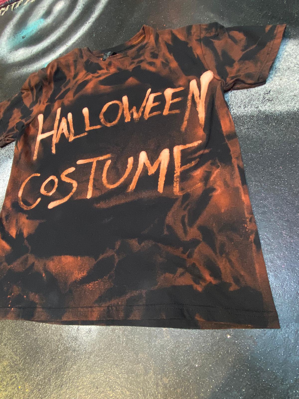 Halloween Costume Funny Gimmick last minute party Dye  Halloween horror goth tie dye T shirt unisex all sizes S-5XL