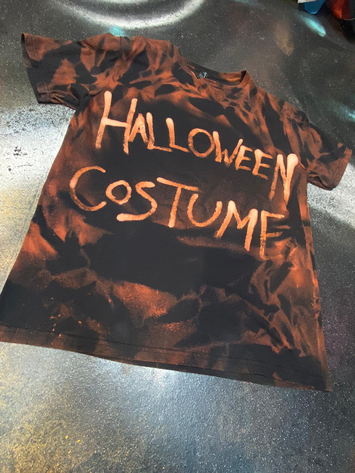 Halloween Costume Funny Gimmick last minute party Dye  Halloween horror goth tie dye T shirt unisex all sizes S-5XL