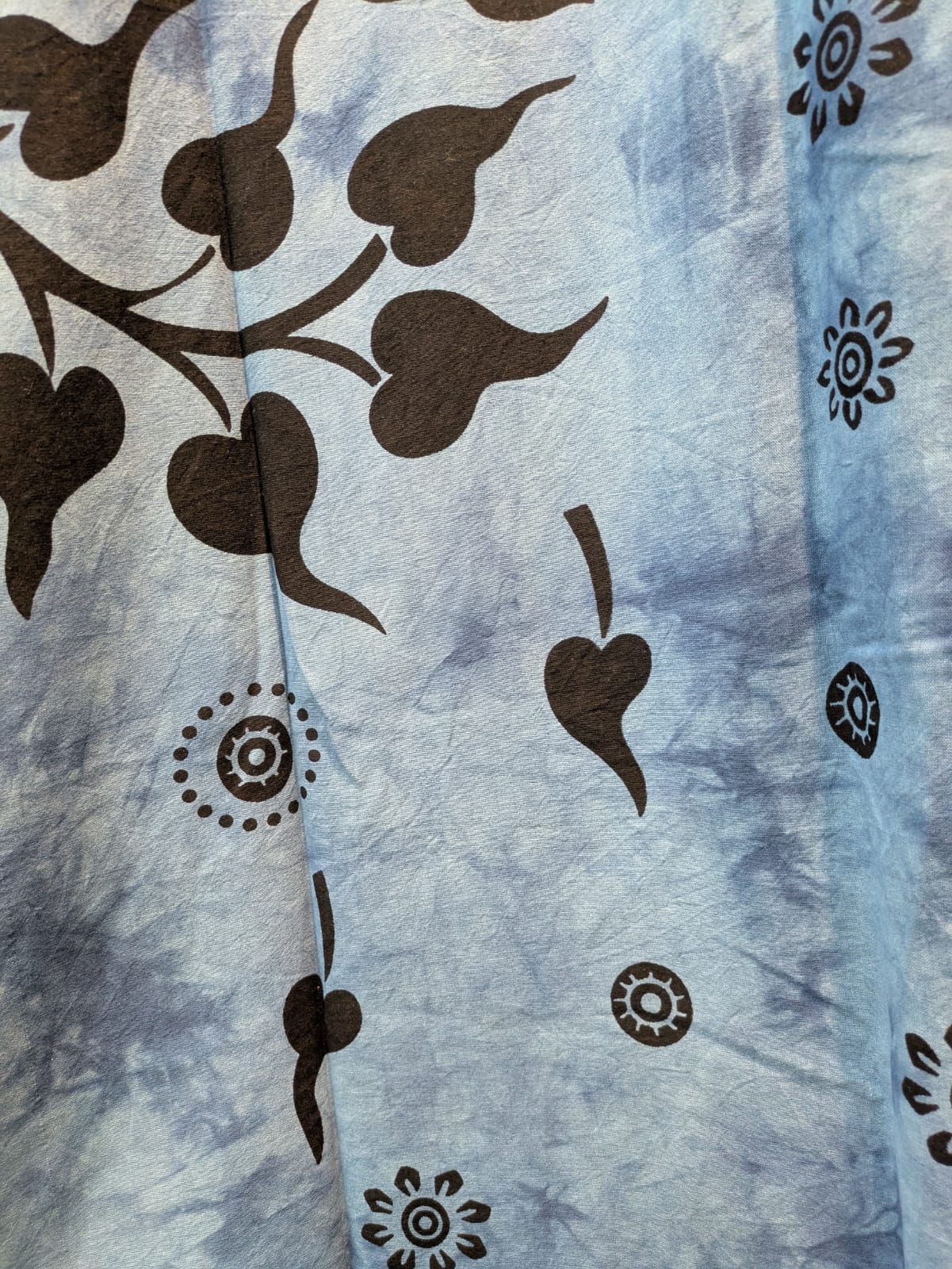 Elephant Tree Blue Large bedspread wall hanging tapestry
