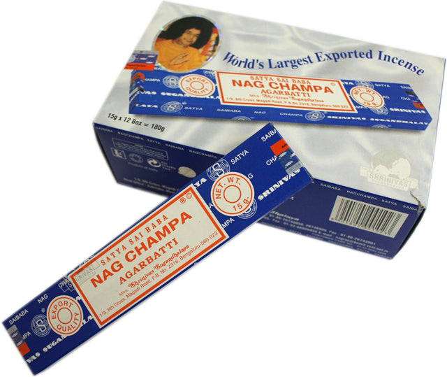 Nag Champa Original Satya 100% genuine sai baba Incense Sticks 15g